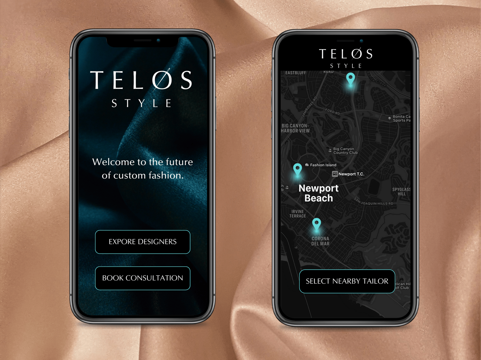 Telos Style App Mockup