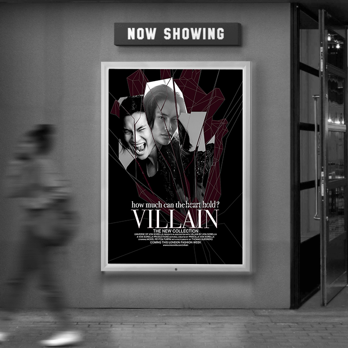 villain cinema poster